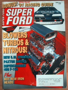 SUPER FORD 1991 MAR - PAXTON GT350, POWER ADDERS